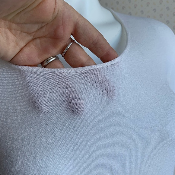 Giorgio Armani Cream Beige Thin Lightweight Sweater Top sz 42 PW3 - Picture 4 of 6